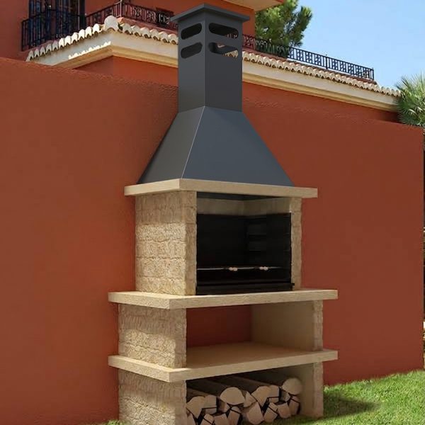 barbacoa pirineos 01 con la campana de hierro nueva. (2)
