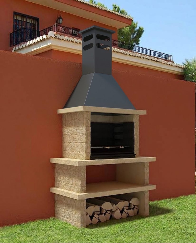 barbacoa pirineos 01 con la campana de hierro nueva. (2)