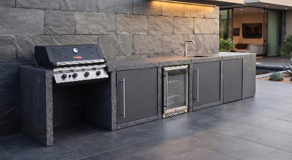 Cocinas de exterior con puertas Cocinas de exterior con puertas
